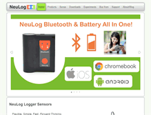 Tablet Screenshot of neulog.com